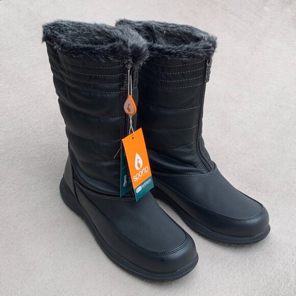 Sporto Audrey Waterproof Storm Boots Sz8 NWT - Picture 2 of 16